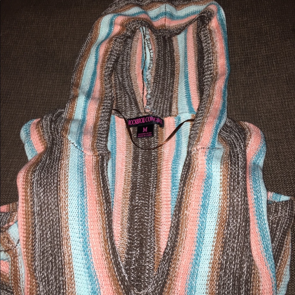 Rock & Roll Cowgirl hooded sweater